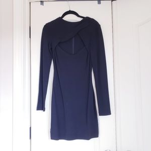 Halston Heritage Front Cutout Dress